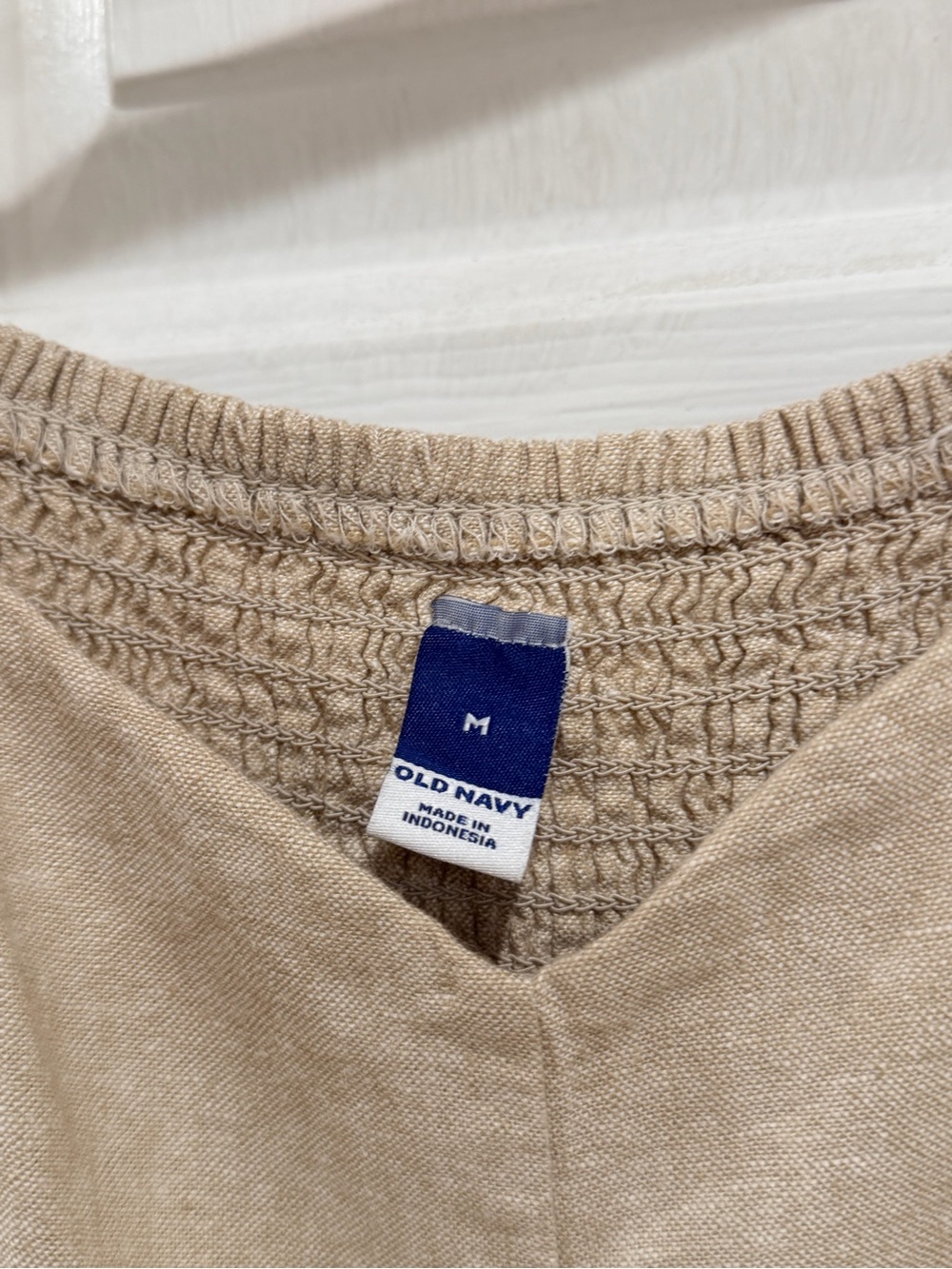 Old Navy Beige Maxi Sundress - Picture 3 of 9